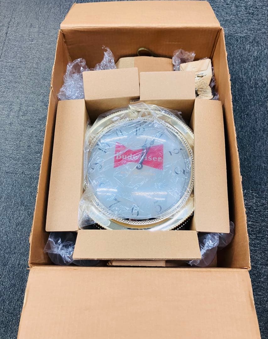 ★新品★ バドワイザー 掛け時計 1960年 デッドストック Bud Light