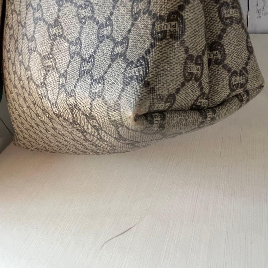 オールドグッチ トートバッグ シェリーライン GGプラス 大容量