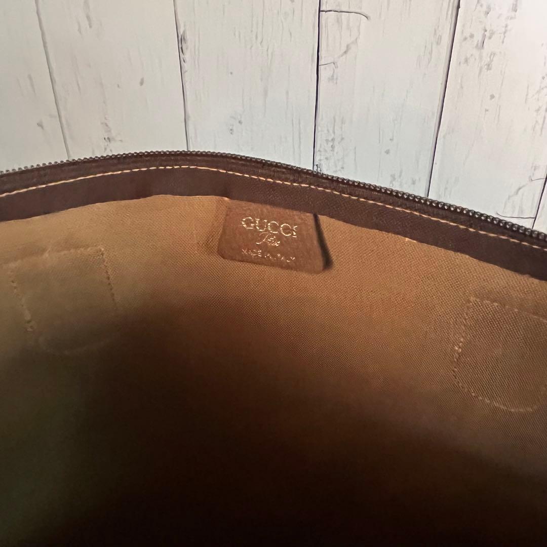 オールドグッチ トートバッグ シェリーライン GGプラス 大容量