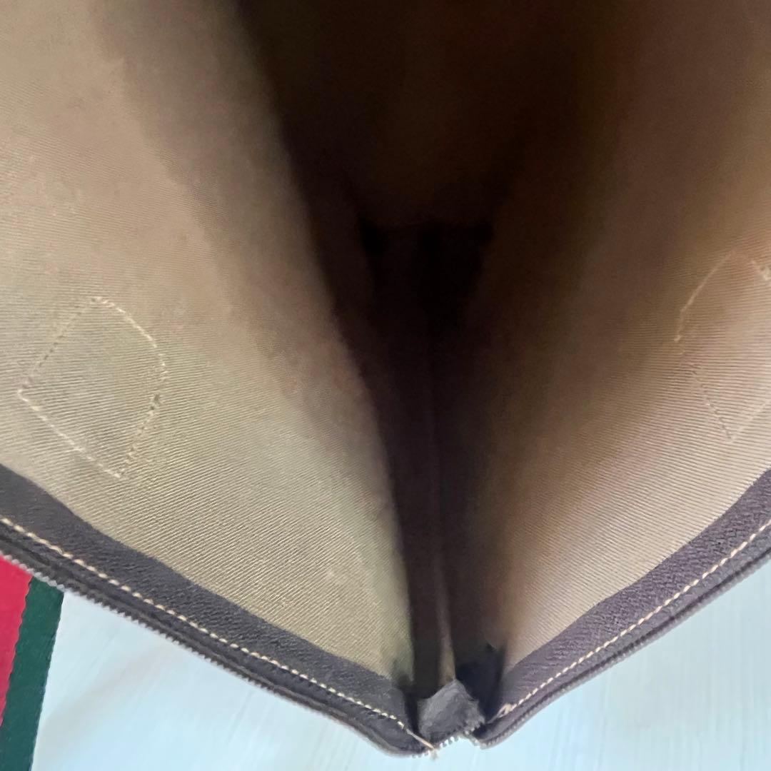 オールドグッチ トートバッグ シェリーライン GGプラス 大容量