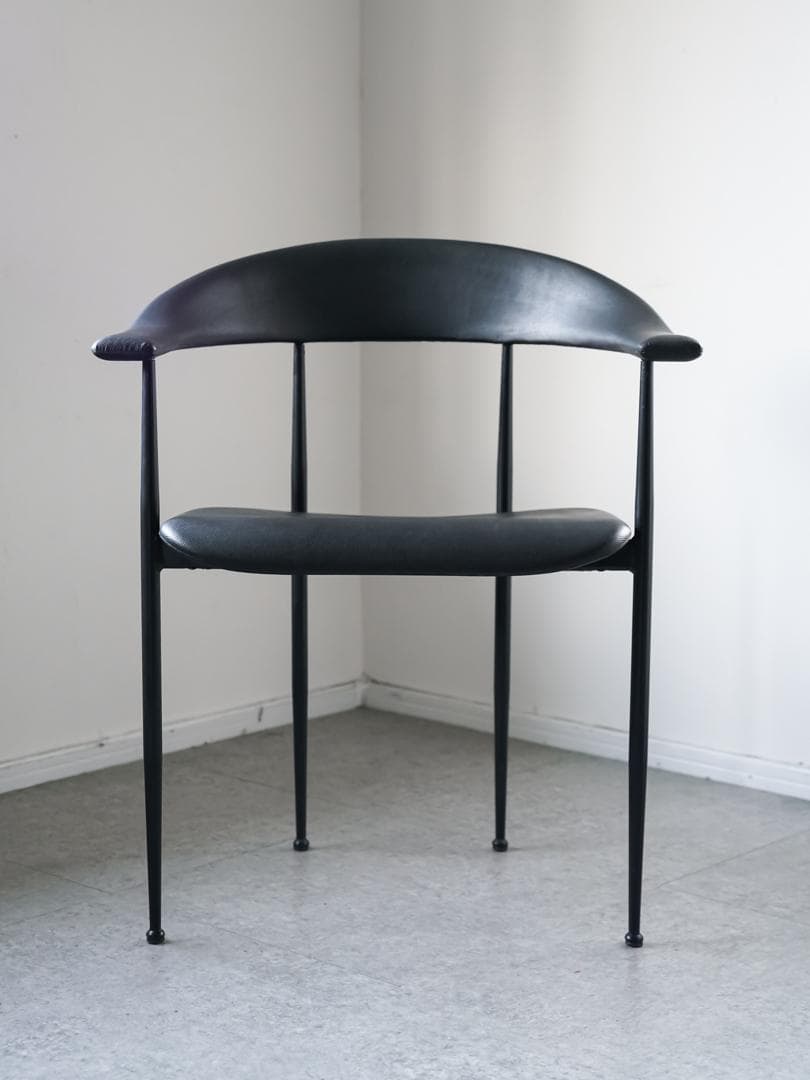 【mos】80's イタリア \"Fasem社\" アームチェア ポストモダン