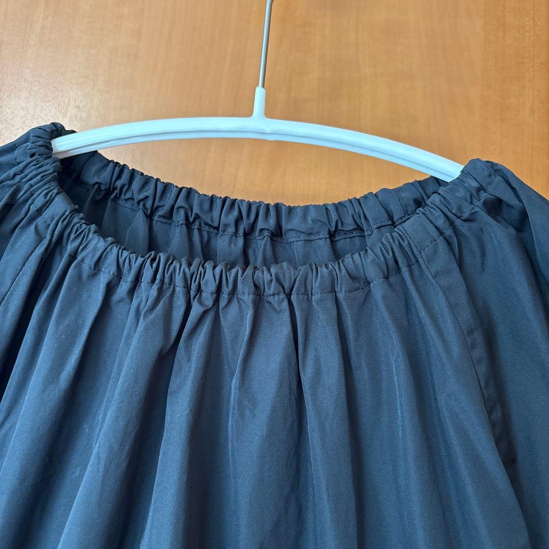 ドゥーズィエム　*Volume sleeve ブラウス　ブラック