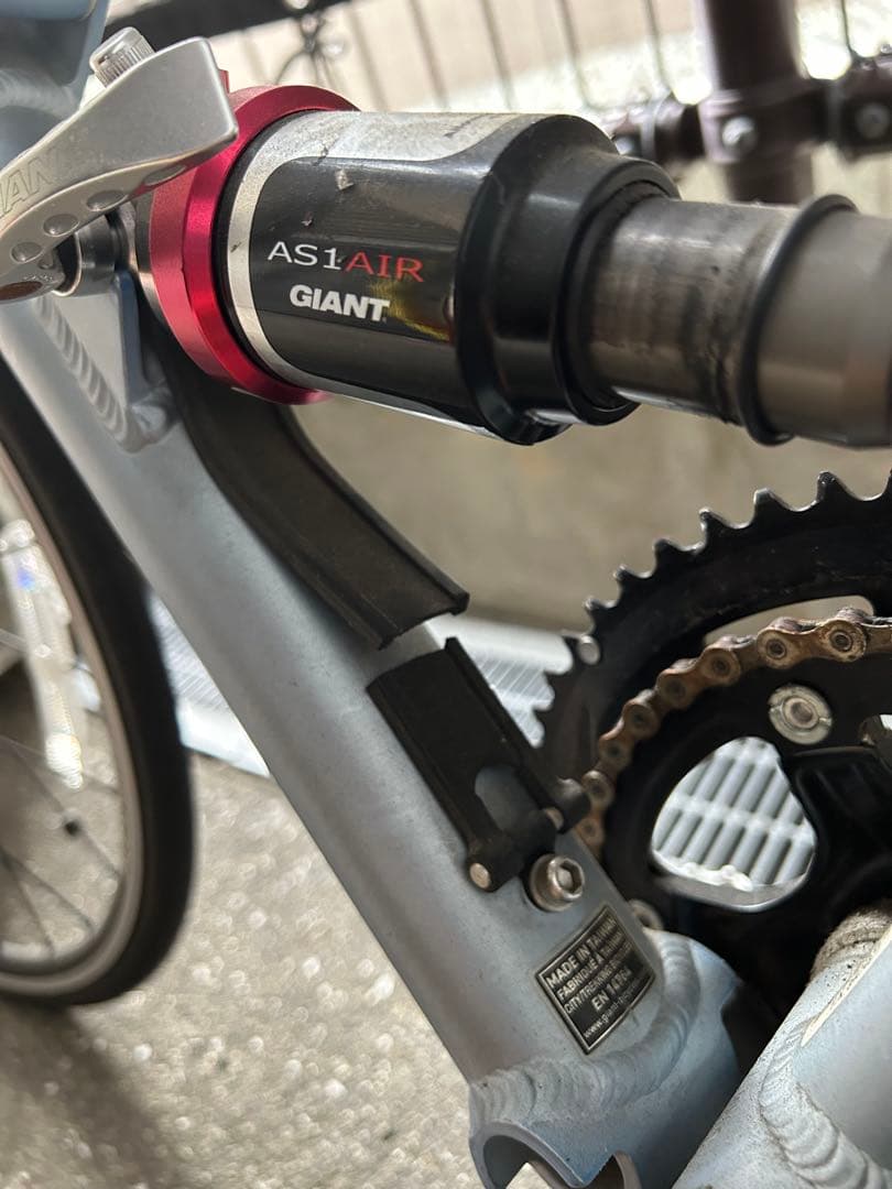最終価格、希少‼︎ GIANT MR4Fライトブルー24インチ折畳み　交換用ゴム付
