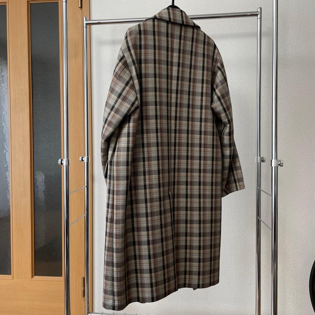 AURALEE コート チェック柄
