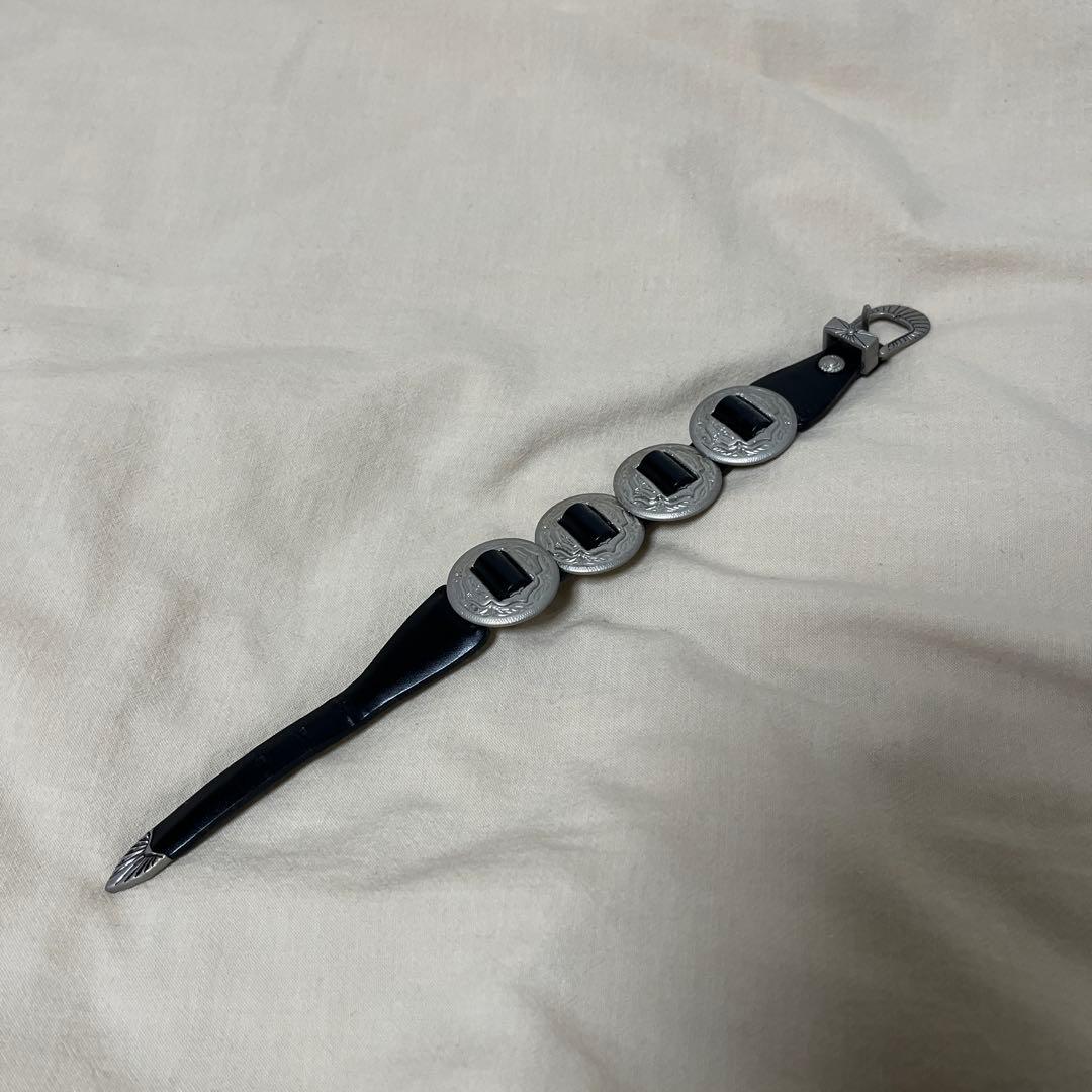 ト*ン様 TOGA PULLA Concho Leather Bangleレザー