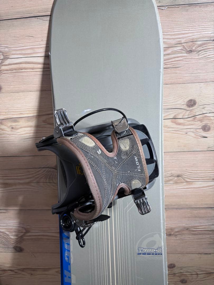 スノーボード 板 Type A ビンディング FLOW 106cm グレー