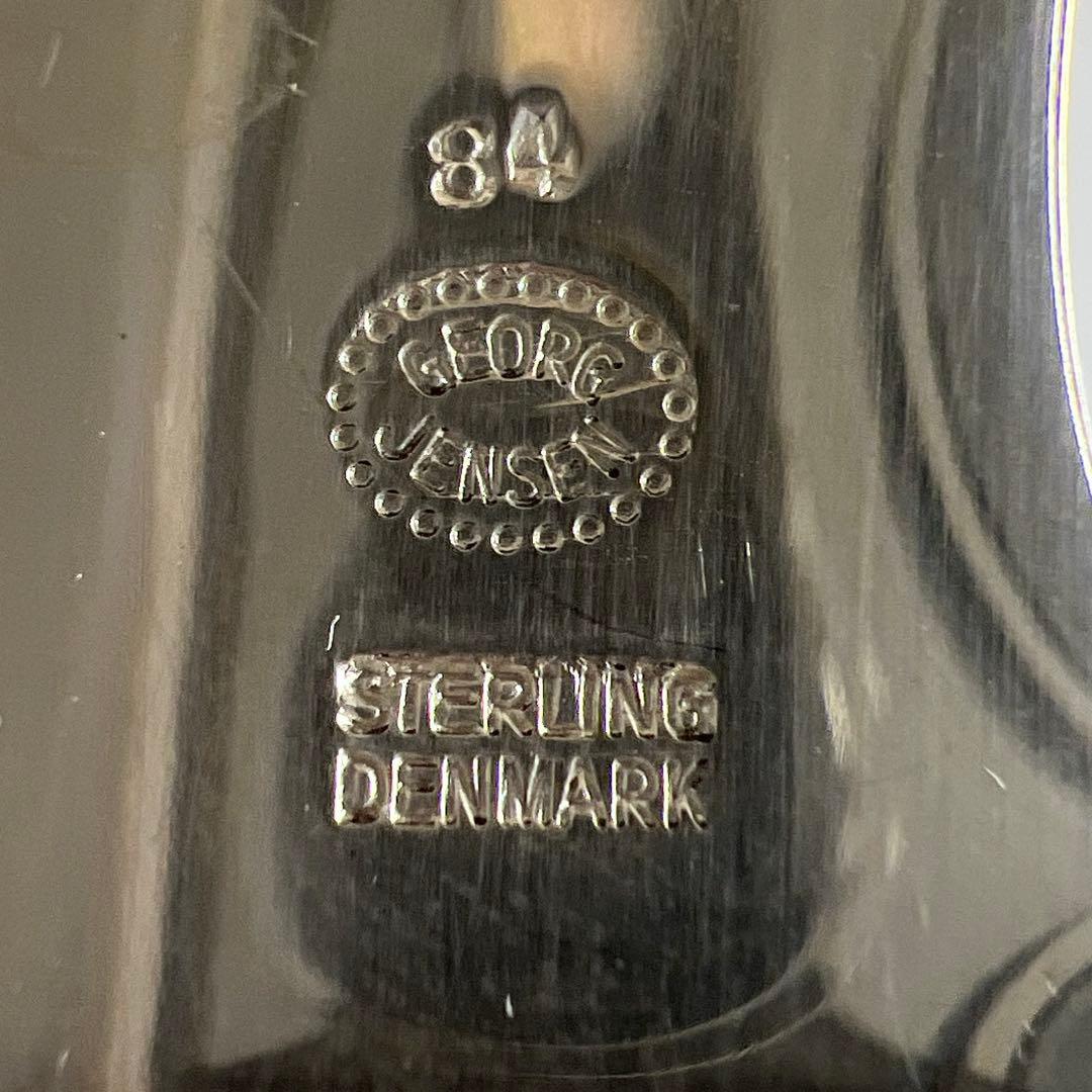 ジョージジェンセン　激レアブロッサムsterling925特大サービングフォーク