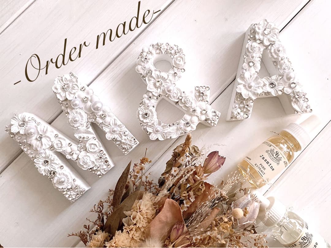 【オーダーページ】アロマストーン✩.*˚イニシャルオブジェ