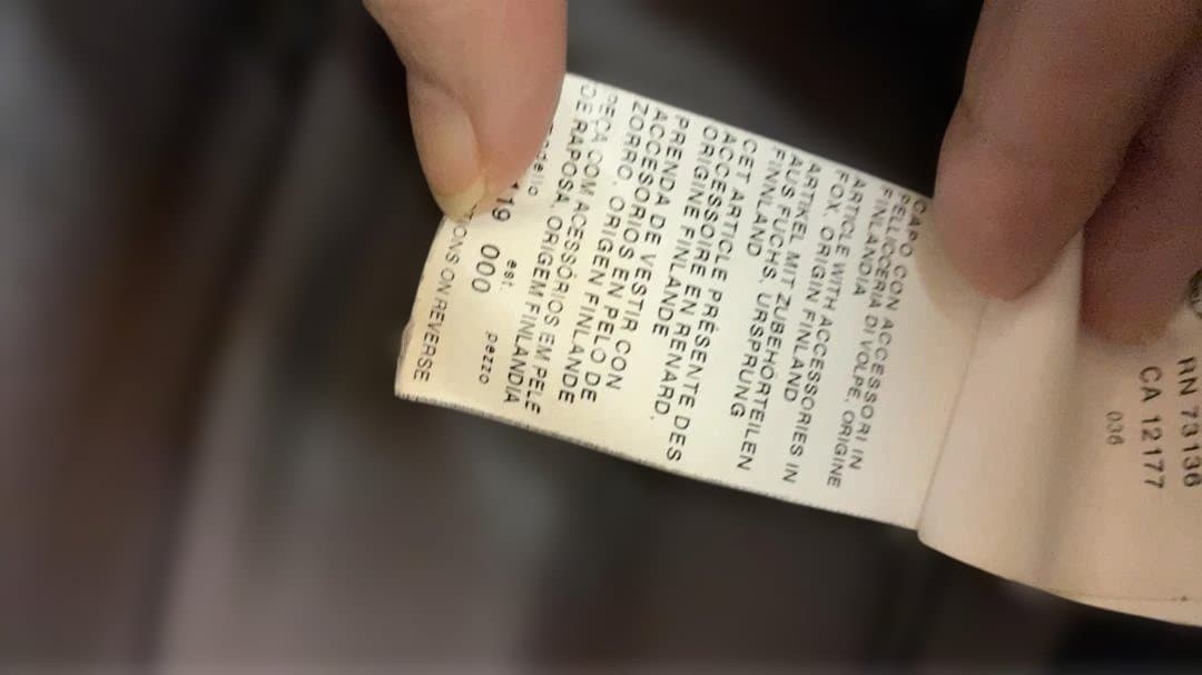 【Max Mara】リアルファー付きウールコート　ブラック