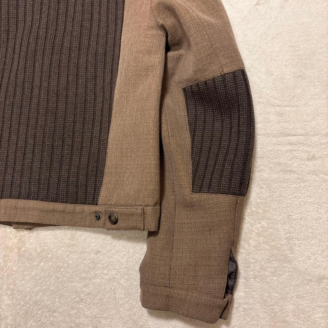 MIU MIU 1999fw archiveウールリブニットジャケット