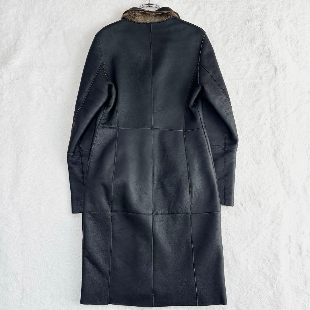 BALLY バリー ラムレザーコート リバーシブル レザー ジャケット 38