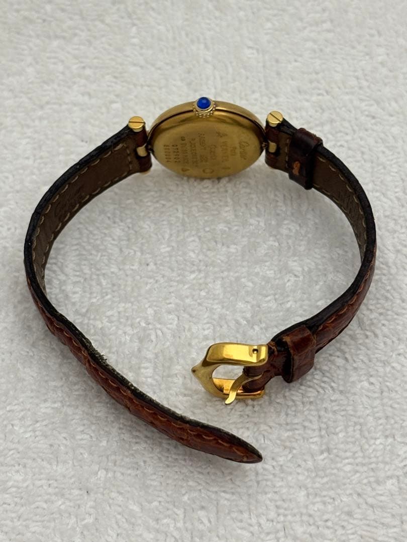 【美品】カルティエ マストヴァンドーム SM クォーツ【590004】【稼働品】