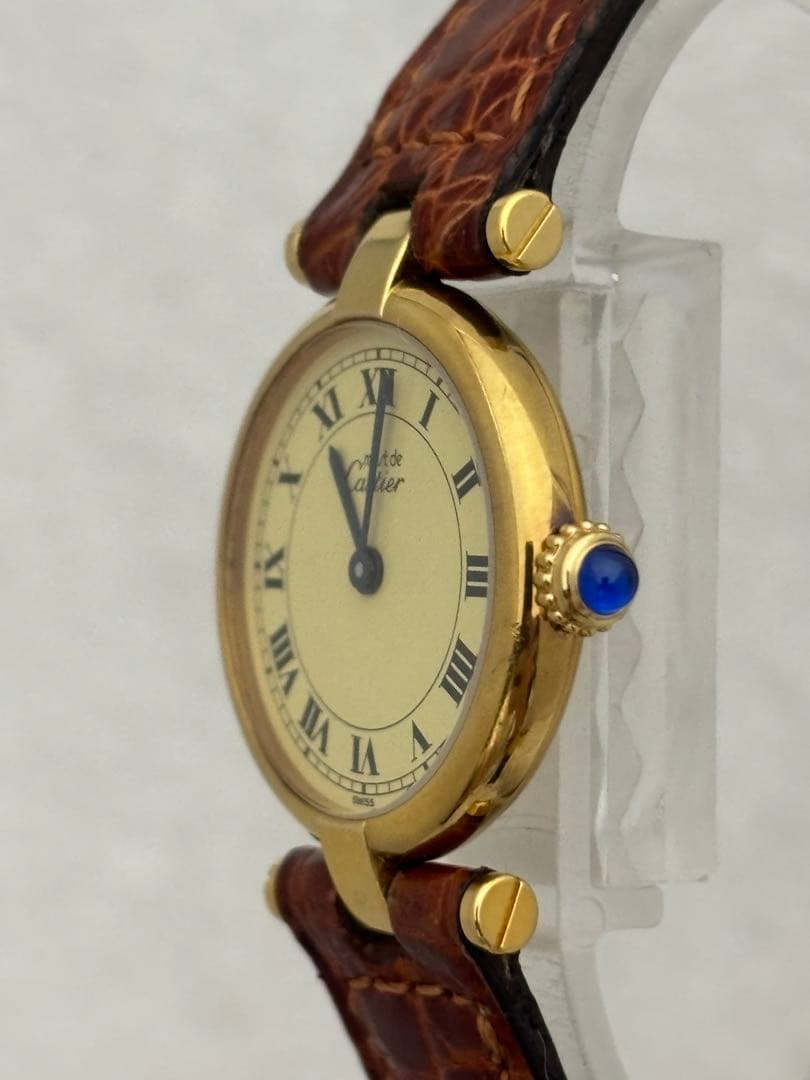 【美品】カルティエ マストヴァンドーム SM クォーツ【590004】【稼働品】