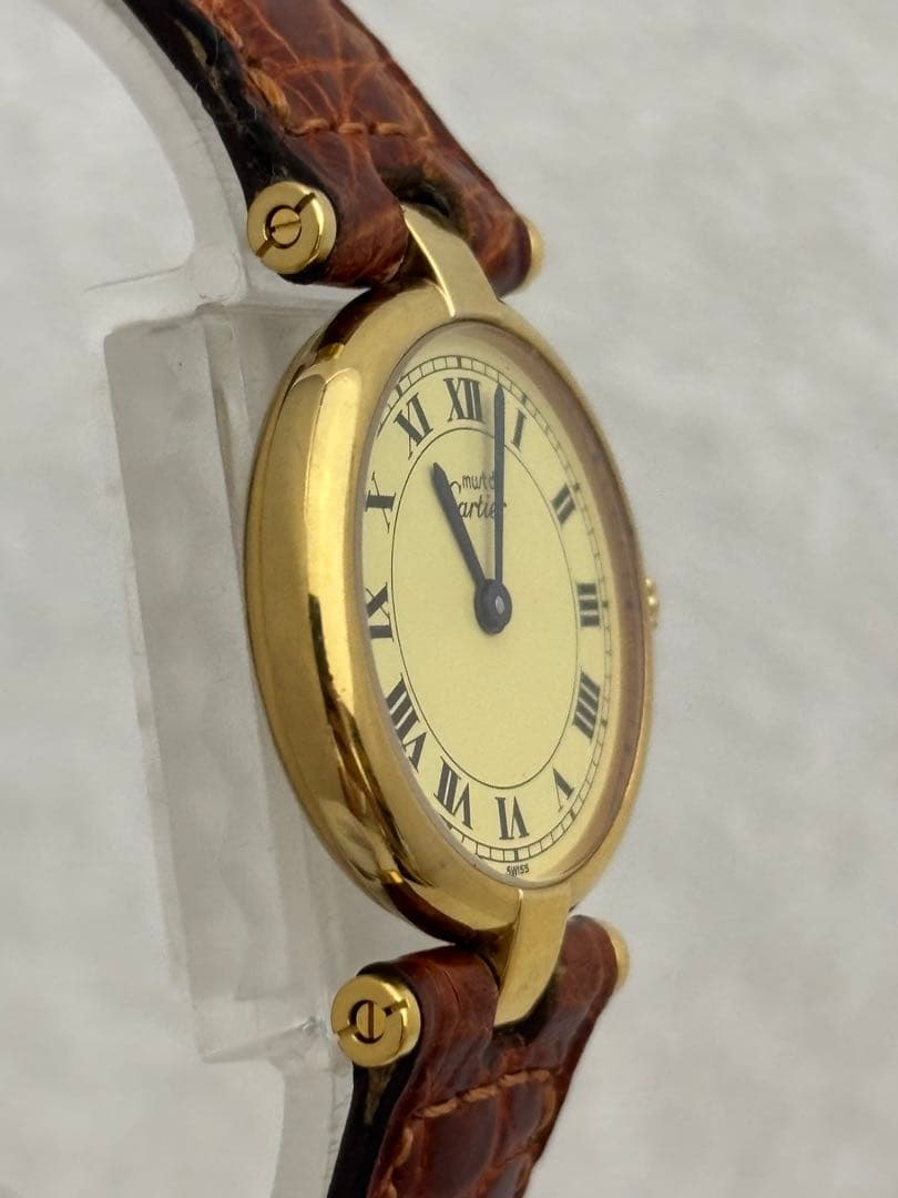 【美品】カルティエ マストヴァンドーム SM クォーツ【590004】【稼働品】