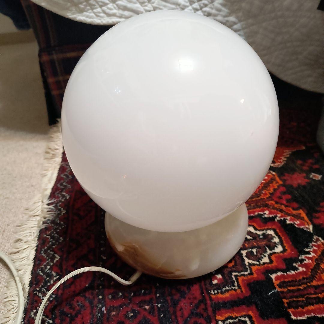 球形ガラスランプ