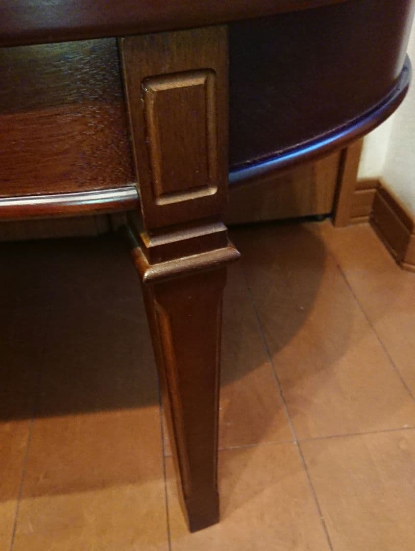 ku. 稀少 1点物 マルニ 地中海シリーズ センターテーブル 楕円