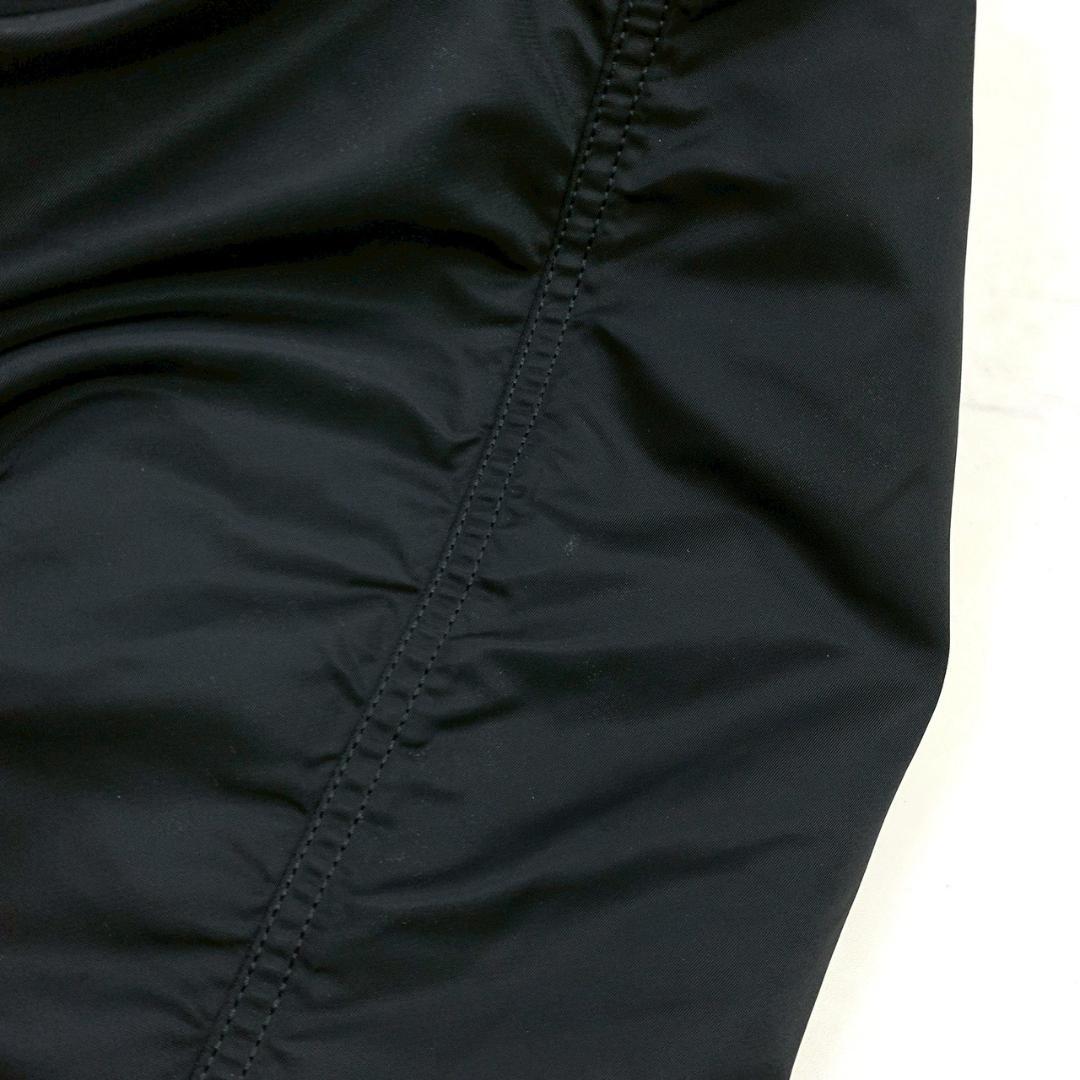 ALPHA B-15 フライトジャケット 襟ボア ブラック メンズ L　E017