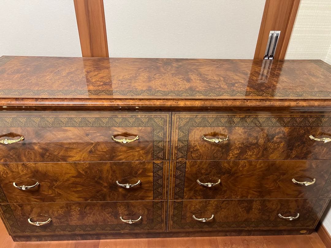 ★引越しセール★　イタリア輸入家具　チェスト　引き出しx6