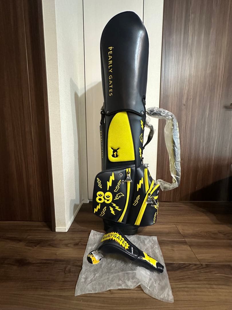 PEARLY GATES ゴルフバッグ 89 黒/黄色