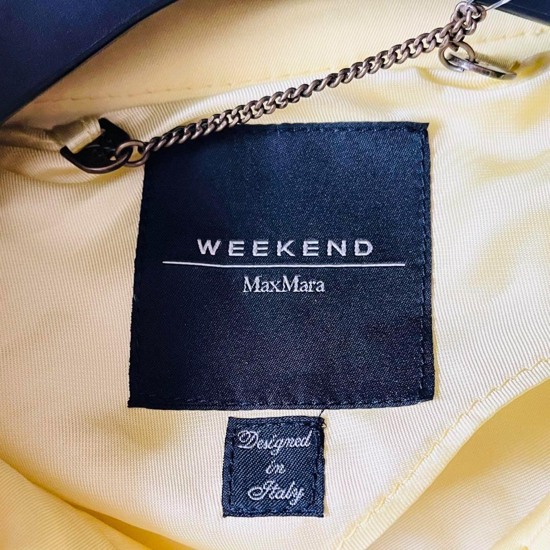 【新品タグ付き✨】MAX MARA　トレンチコート　ベルト　ダブル　黄色　40