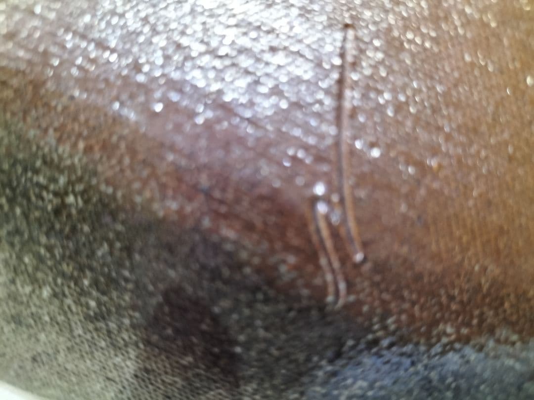 備前焼　大皿　人間国宝　藤原雄作