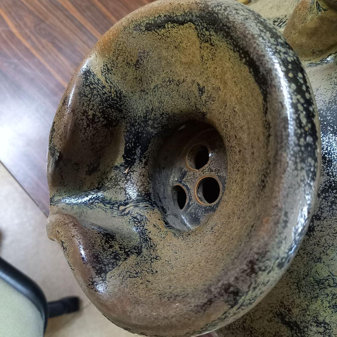 セール大幅値下げ未使用　萬古焼　置物　急須　土瓶　手作り陶器