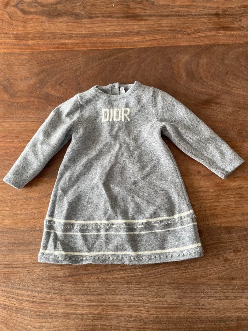 Dior ベビー ワンピース 12ヶ月 グレー