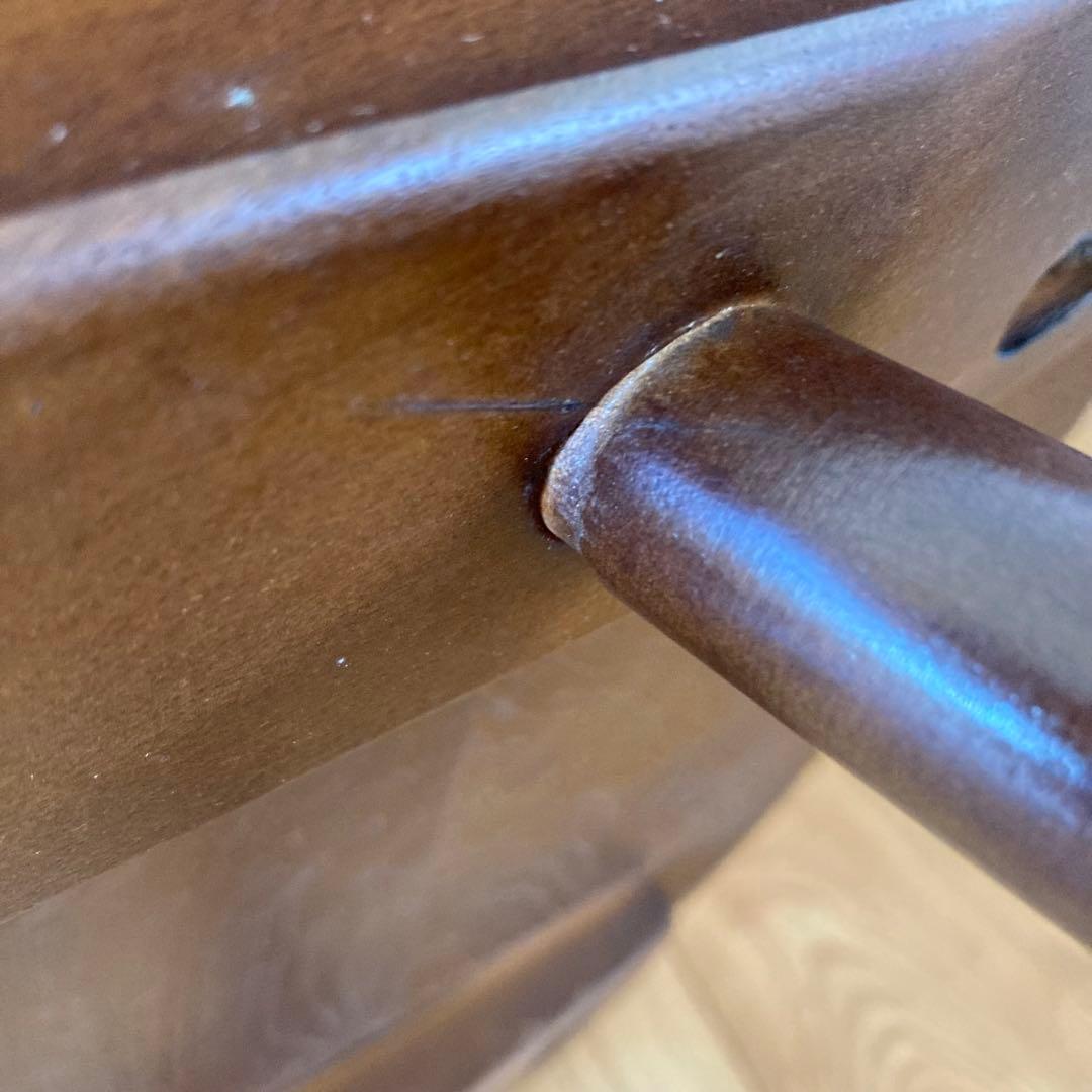 Ercol アーコール　ラベル付き　マガジンラック付きコーヒーテーブル