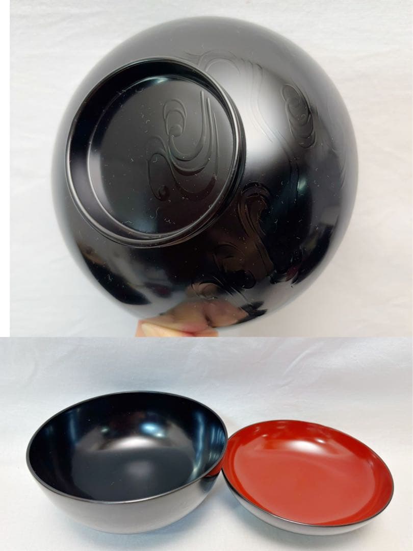 ほぼ未使用 懐石道具 塗師 葵春造 懐石皆具一揃 木製 五客揃 利休形 共箱