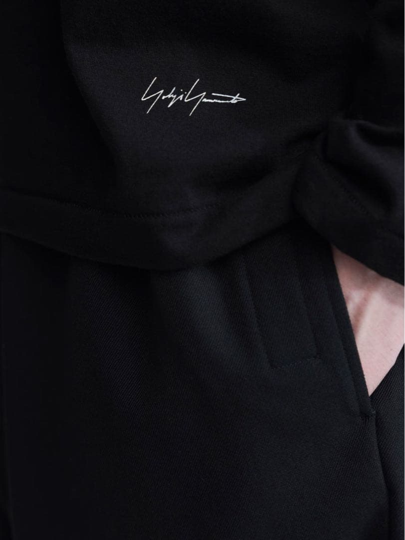 Yohji Yamamoto 長袖カットソー 刺繍ロゴ