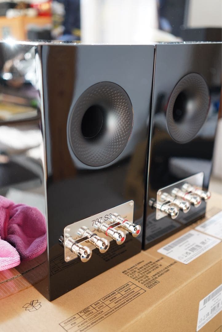 B&W 707S3 グロスブラック　2025年7月購入　販売証明付き