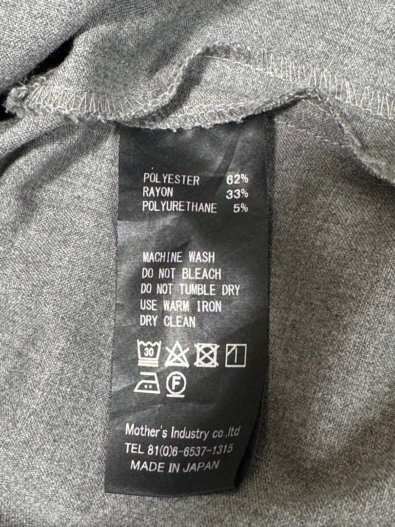 美品✨近年モデル ミズイロインド シャツカラーサロペット グレー フリーサイズ