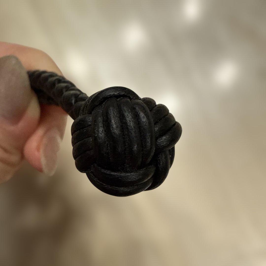 Bottega Veneta ブラックレザーブレスレット 箱有り