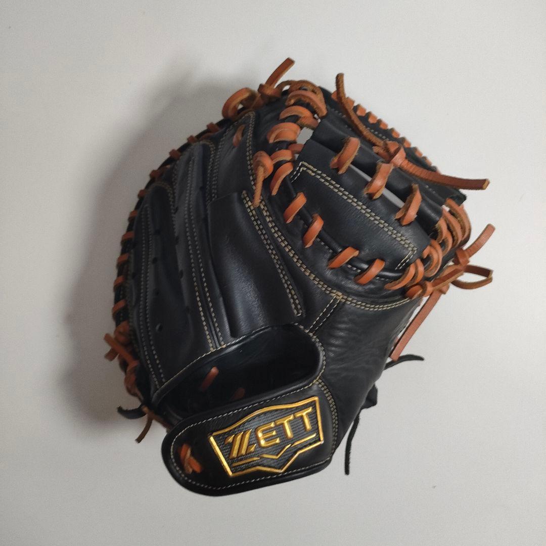 ZETT 軟式 少年用 キャッチャーミット グラウンドヒーロー ブラック×タン