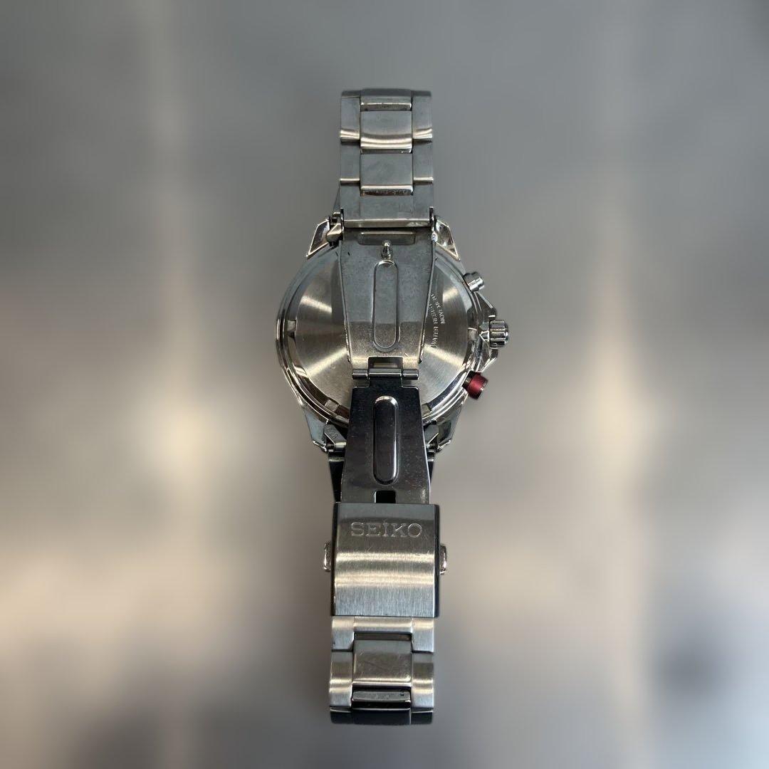 SEIKO アナログクォーツソーラー クロノグラフ V175-0DM0 腕時計