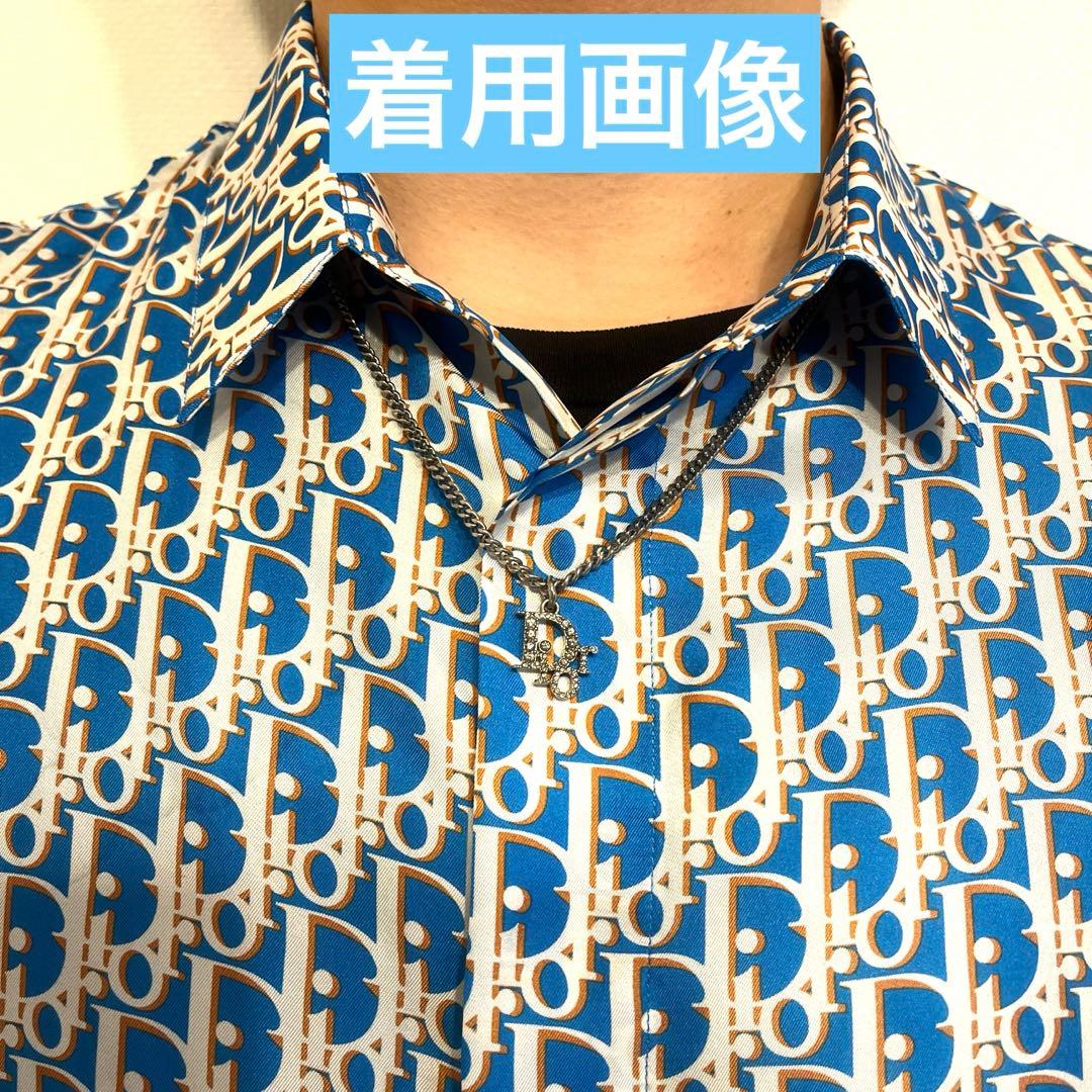 【美品】DIOR オブリークネックレス　クリスタル