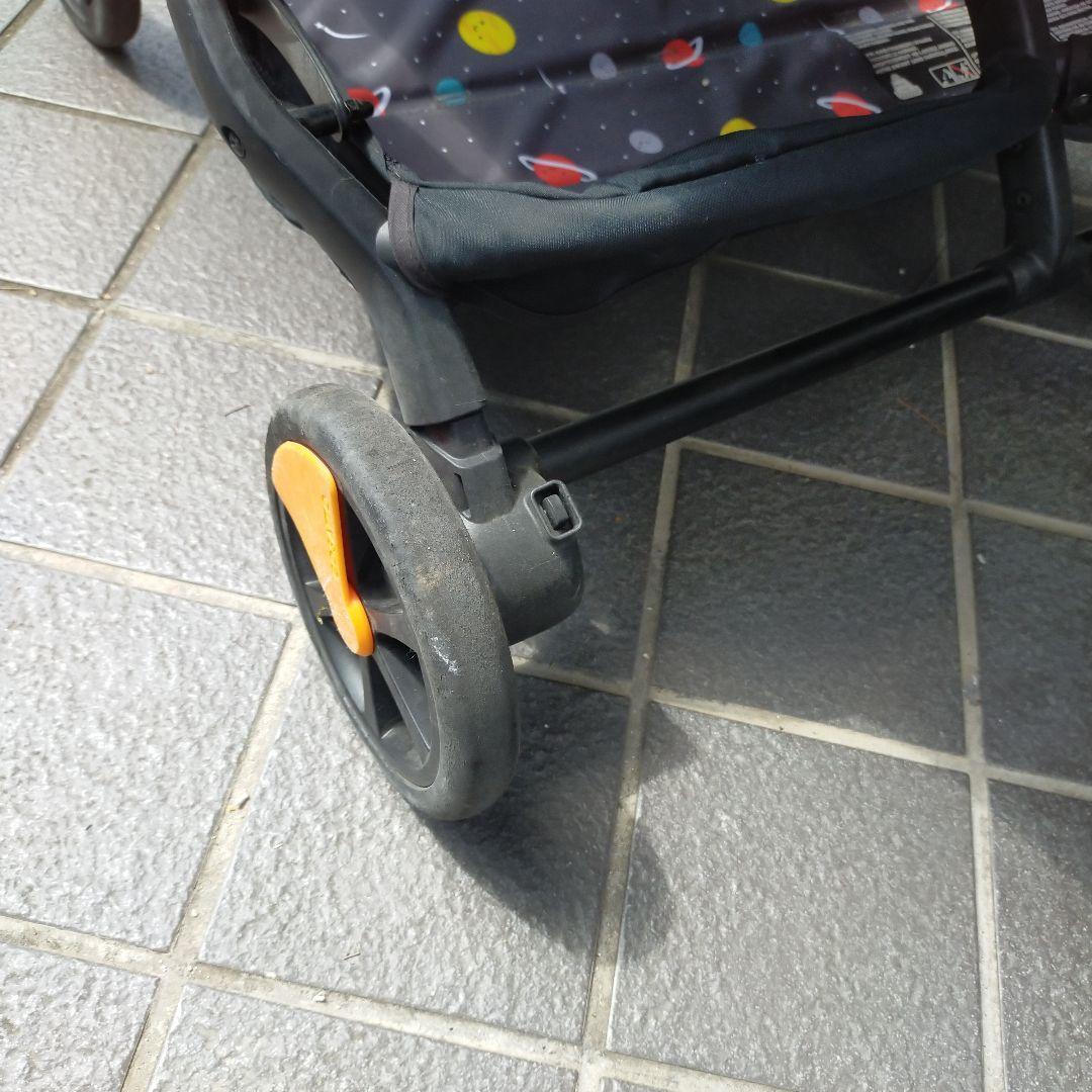 【中古】コサット　COSSAT ダブルベビーカー 双子　ベビーカー　スペースマン
