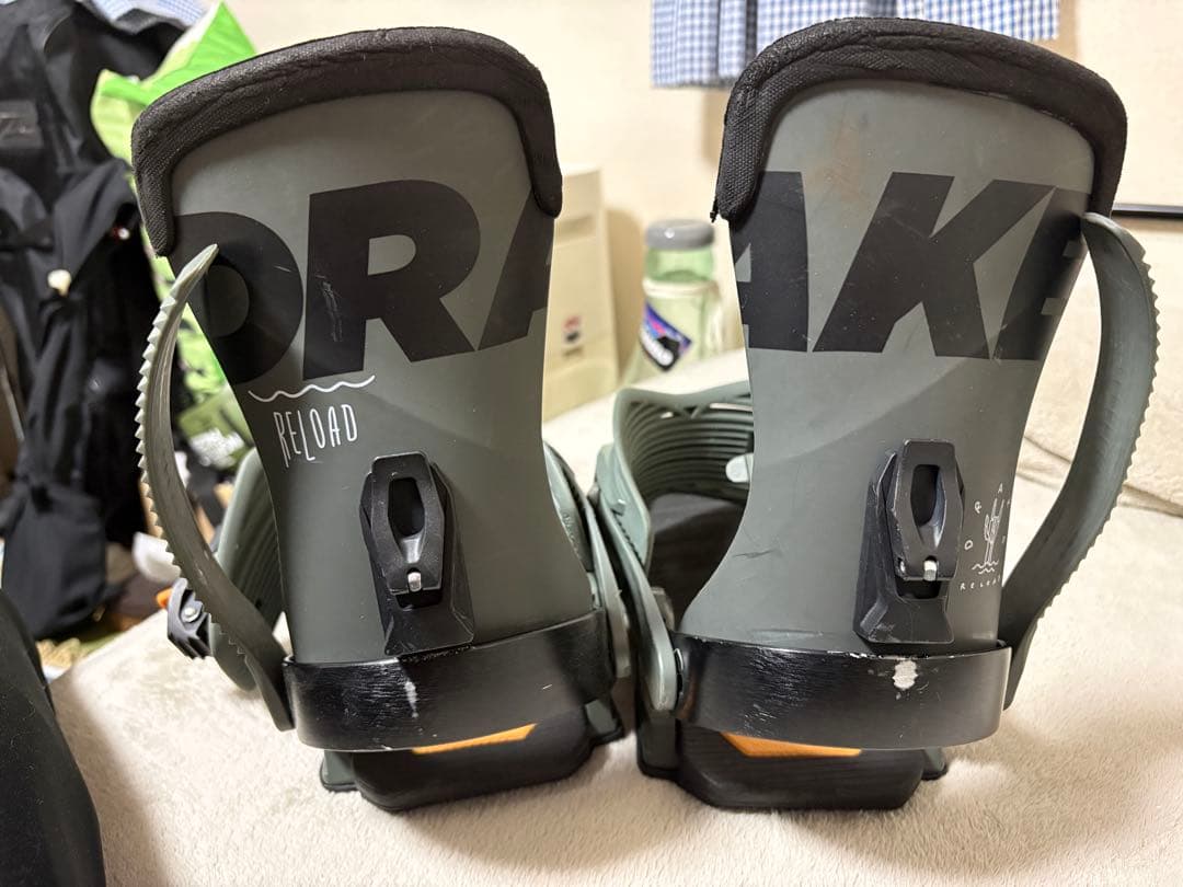 スノーボード ビンディング グレー