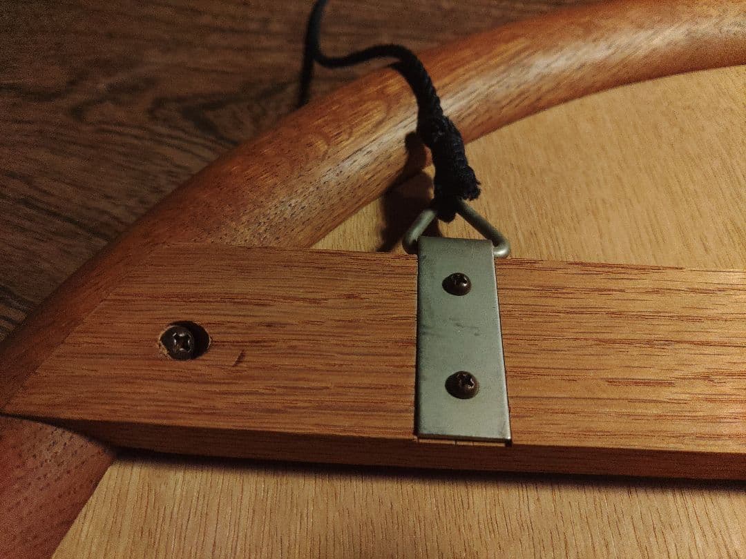 希少　美品　ウォールミラー　オーバルミラー　無垢　重厚　壁掛け　鏡　ヴィンテージ