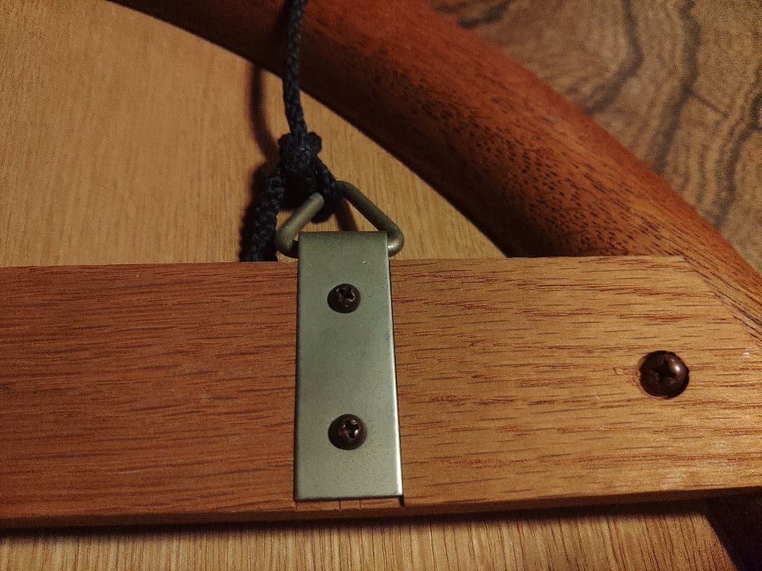 希少　美品　ウォールミラー　オーバルミラー　無垢　重厚　壁掛け　鏡　ヴィンテージ