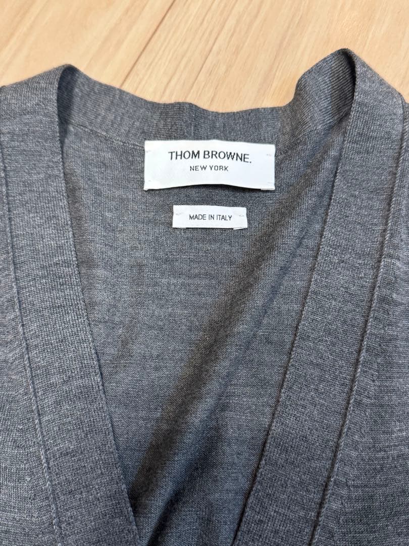 【お正月セール】THOM BROWNE グレー カーディガン サイズ2