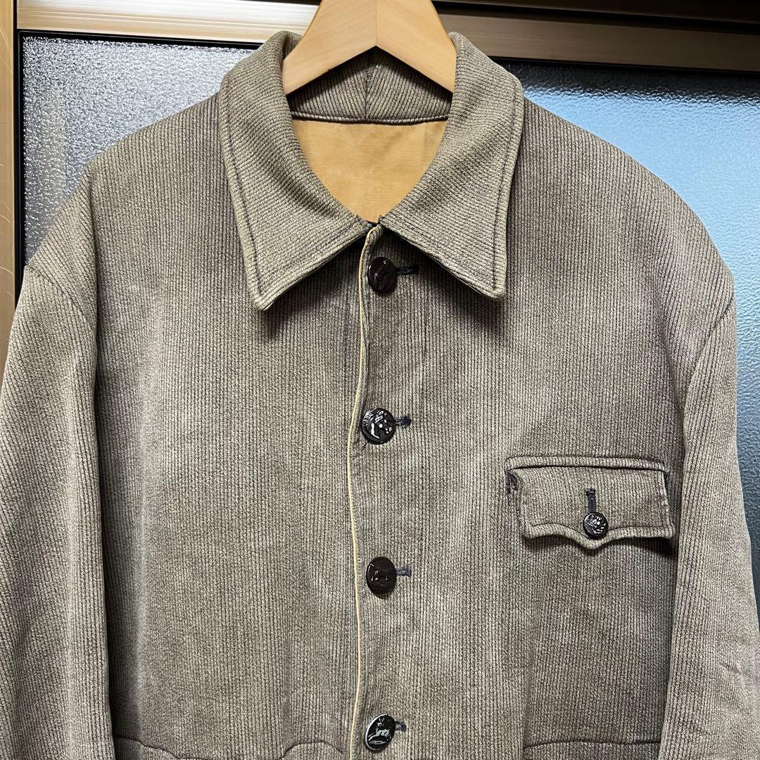 40s 50s french vintage ハンティングジャケット ピケ
