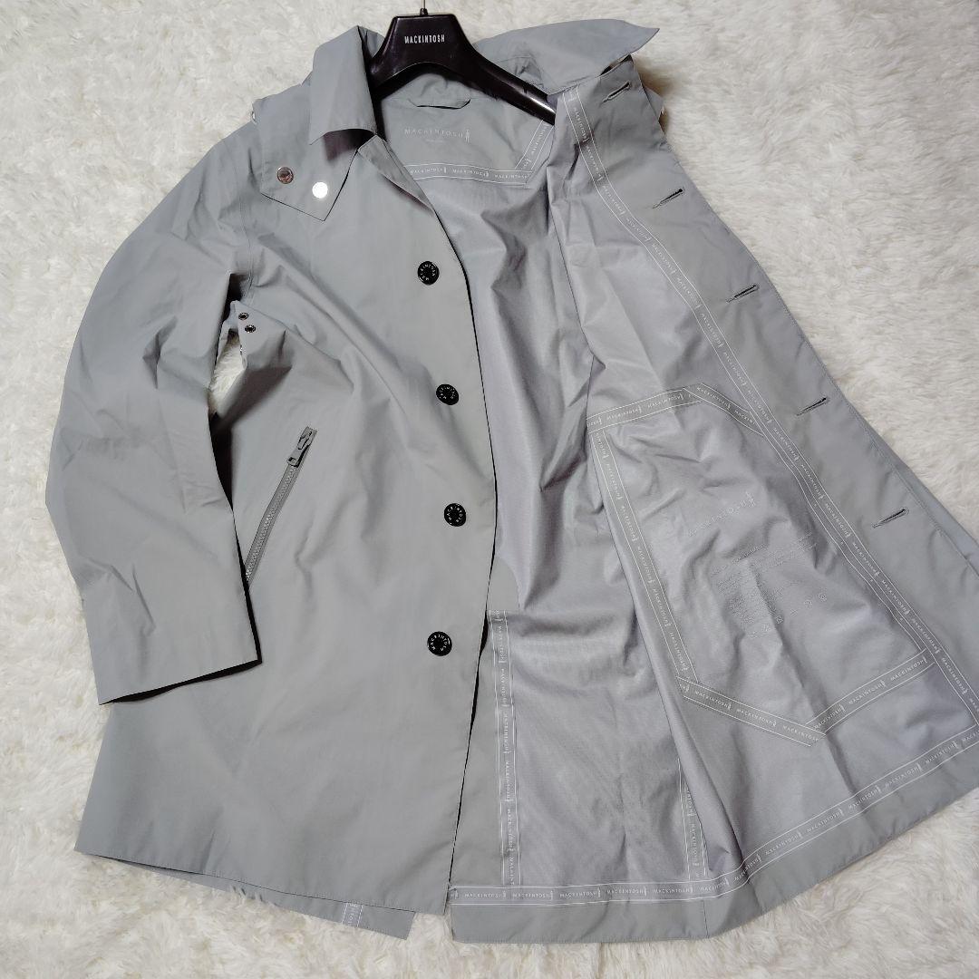極美品 マッキントッシュ ステンカラー ダンケルド フード テックナイロン 38