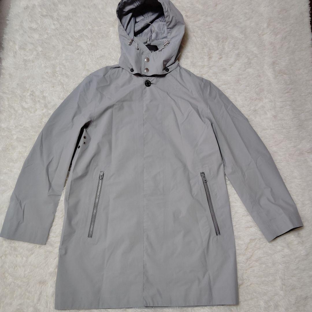 極美品 マッキントッシュ ステンカラー ダンケルド フード テックナイロン 38