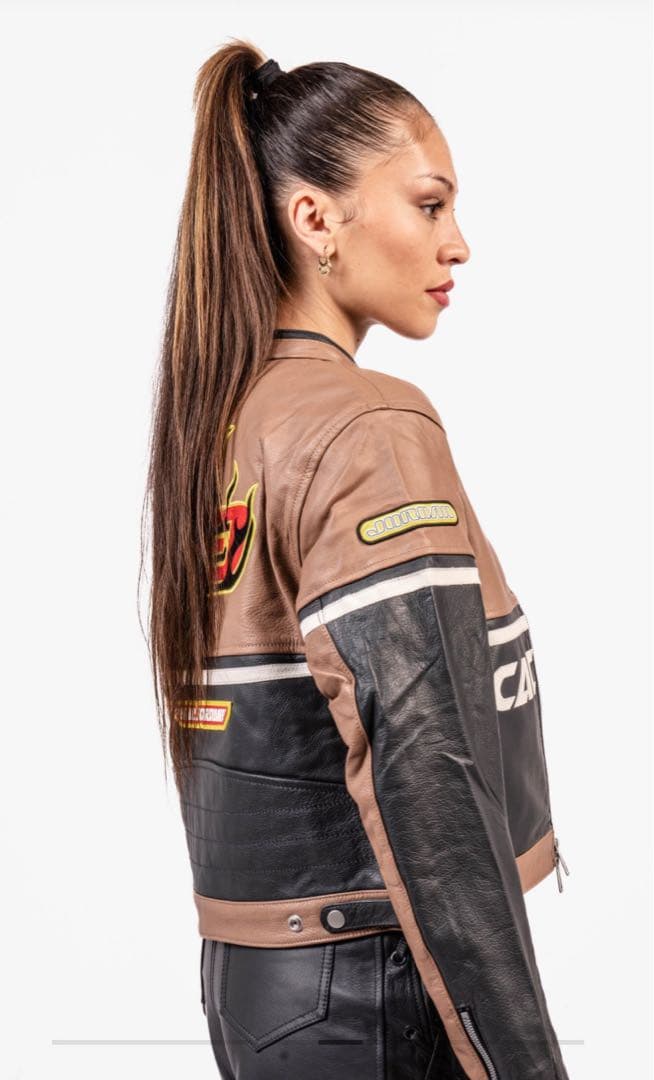 ☆新品☆ ジョーダン x トラヴィス スコット ウィメンズレザージャケット　L