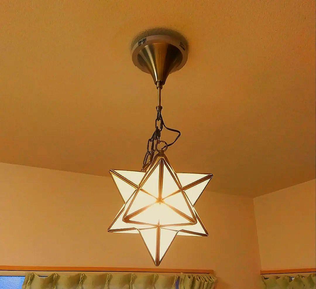 星型シーリングライト