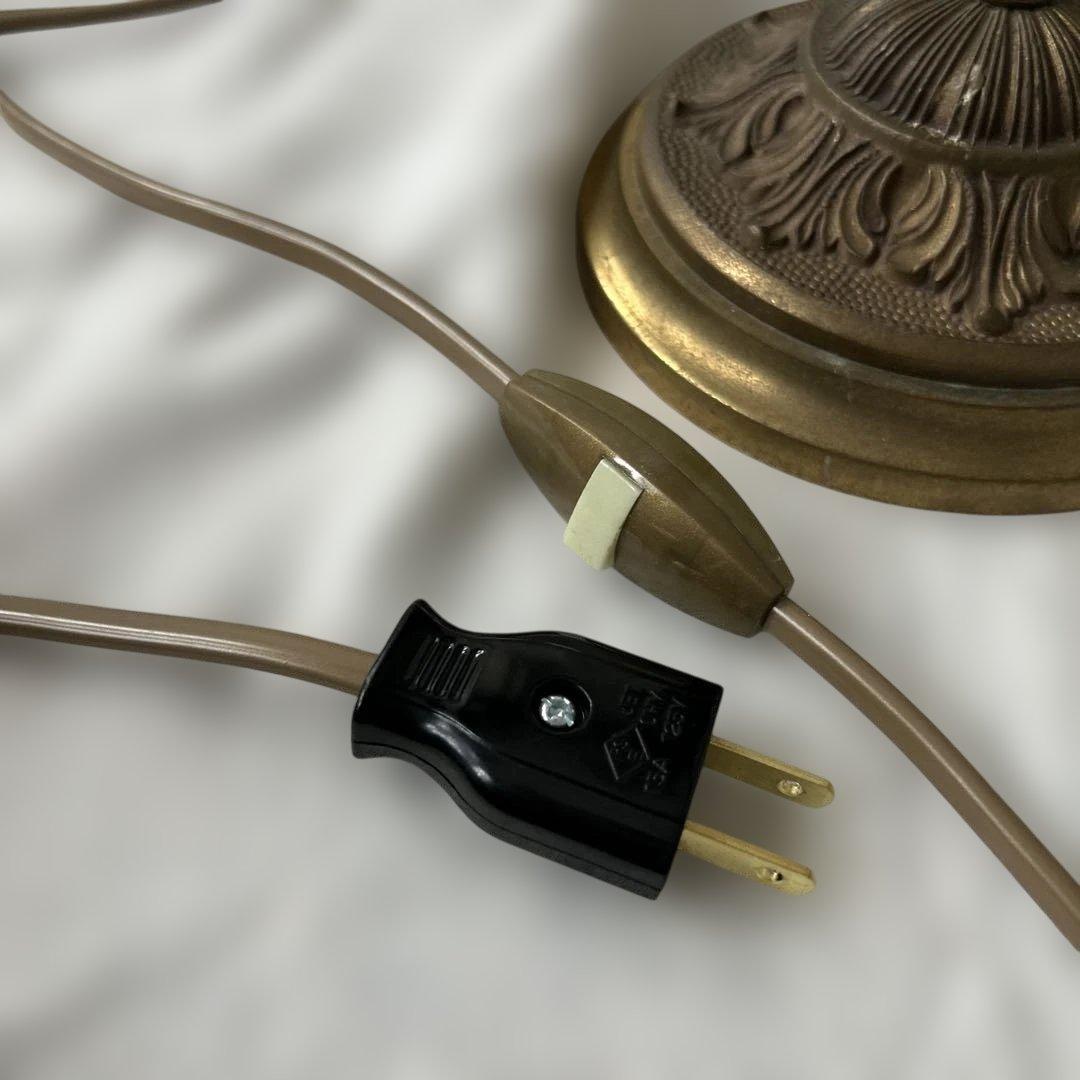 フランスアンティーク　3灯テーブルランプ