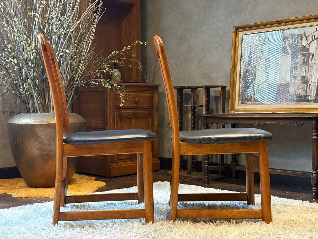 karimoku カリモク ダイニングチェア リビングチェア ビンテージ nZ