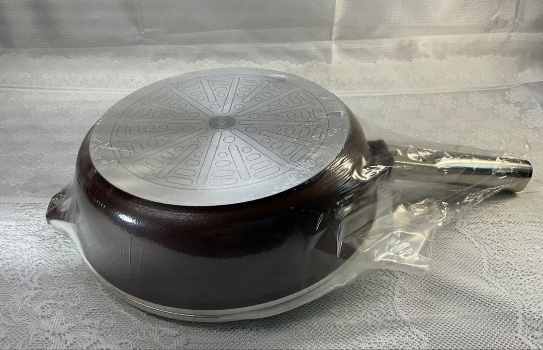 アサヒ軽金属オールパン　未使用 アルミニウム フライパン ガラス蓋付き