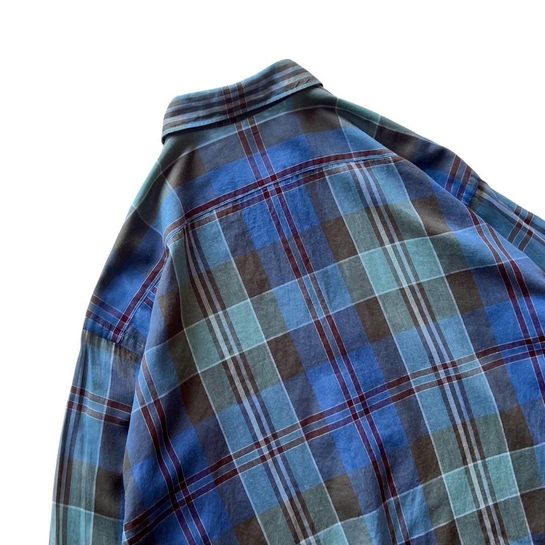 【美品】KAPTAIN SUNSHINE REGULAR COLLAREDシャツ